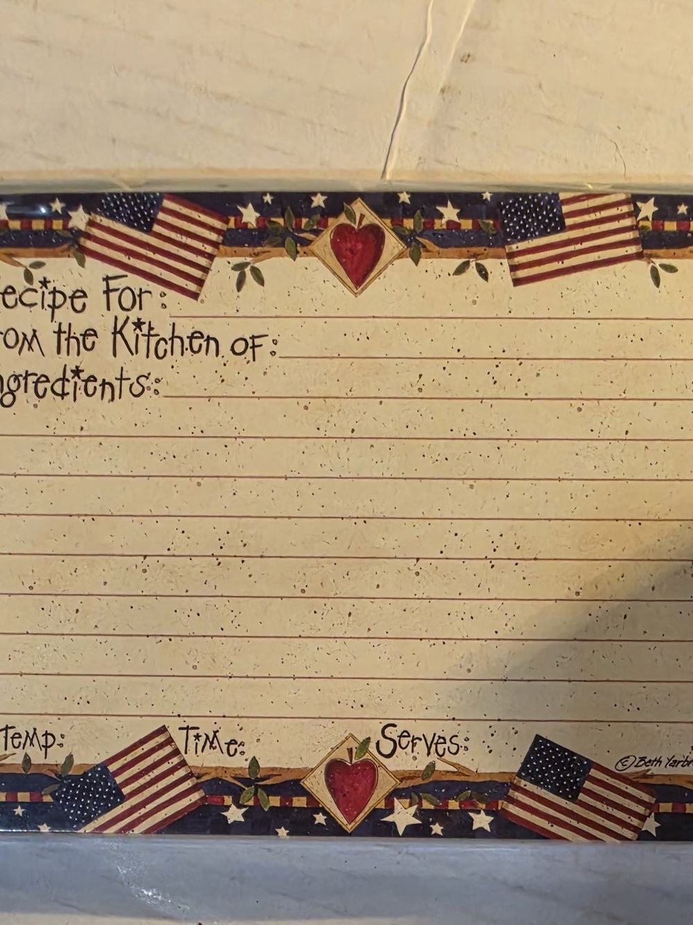 Recipe Box With Cards - Picture 7 of 11